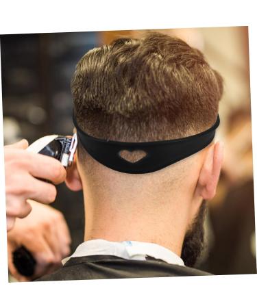 Silicone Hair Cutting & Trimming Guide - Fade Neckline & Shaping Tool | 56x4cm Black - Buy Online on SooperMarket.com