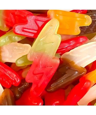 Sour Sparks Gummy Sweets Soft Chewy Candy Duo Flavours Raspberry & Pineapple Cola & lemon Apple & Cherry 160g - 3x Share Bags - Buy Online on SooperMarket.com