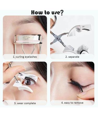 Dual Magnetic Eyelashes Kit - Natural Look, Reusable Fake Lashes - No Glue Needed - 3D False Eyelashes - Magnetic Lashes Extension Kit - Buy Online on SooperMarket.com
