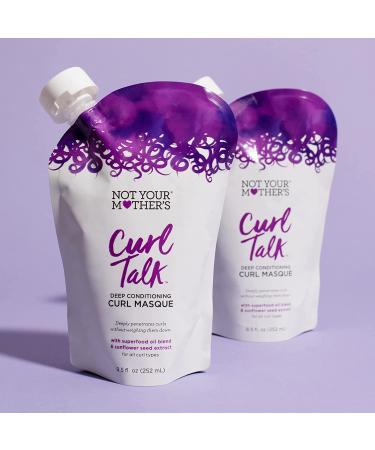 Not Your Mother's Curl Talk Deep Conditioning Curl Masque - 2-Pack, 8.5 oz | Hair Mask for Curly Hair - Hydrating and Nourishing Formula for Natural Curls - Buy Online on SooperMarket.com