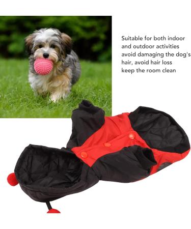 Shop Bagima Ladybug Dog Costume | Warm Hooded Sweater for Small Dogs | Perfect Halloween & Winter Outfit - Buy Online on SooperMarket.com