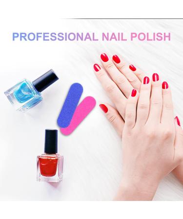 100PCS Nail File Set Disposable Mini Nail File 180/240 Professional Care Mini Nail Files Double Sided Emery Board Buffer Set Grit Double Sided Emery Board for Manicure Nail Studio Home Nail Care - Buy Online on SooperMarket.com