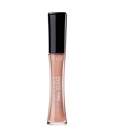 L’Oreal Paris Makeup Infallible 8 Hour Hydrating Lip Gloss, Nude Petal, 0.5 Ounce