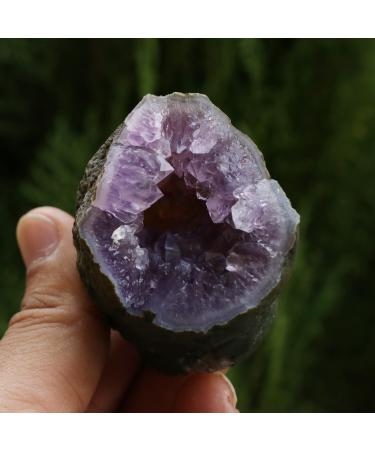 Meditation Gift Natural Amethyst February Birthstone Rough Home Decor (Size : 400-450g)