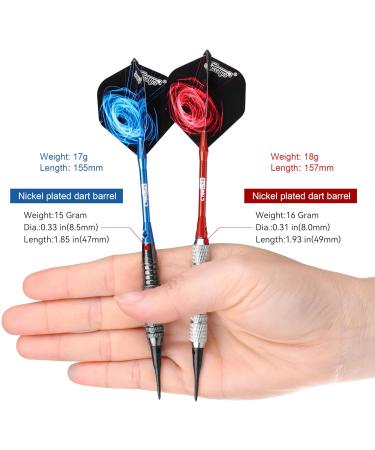 CyeeLife Soft Tip Darts Set - 12 Aluminium Shafts, 100 Extra Tips, Flights & Tool - 17g+18g Style - 12 Packs - Buy Online on SooperMarket.com
