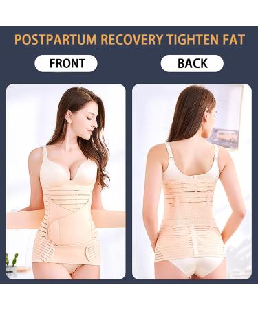 Lekeplus 3 In 1 Postpartum Belly Band Wrap C Section Recovery Belt - Beige XL - Buy Online on SooperMarket.com