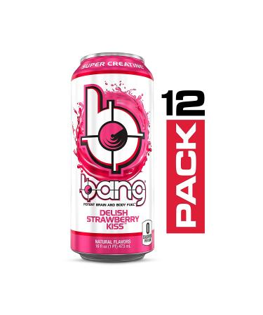 VPX Bang Energy Drink - Strawberry Flavor | Pack of 12 | Boost Energy & Focus - Buy Online on SooperMarket.com