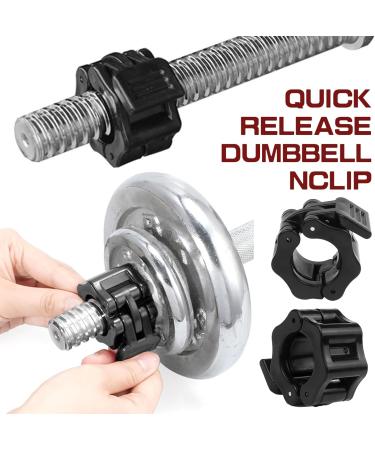 Rierousy 6-Piece Dumbbell Closures Set | Quick Lock Barbell Clamps | 30mm Safety Training & Easy Weight Change - Buy Online on SooperMarket.com