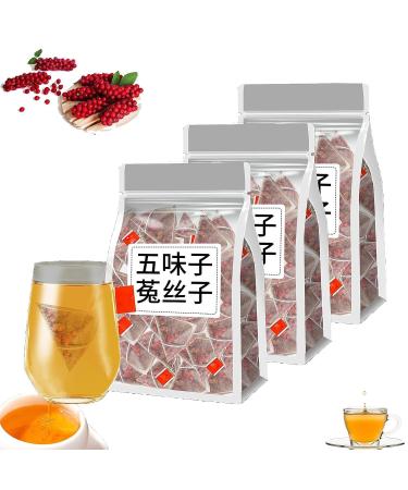 Men s Essentials Five Flavors Goji Berry Tea Schisandra Dodder Tea 20/40/60pcs Five Flavors Wolfberry Tea Chinese Kidney Care Tea Health Liver Care Tea for Men (60pcs-3bags)
