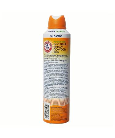 Arm & Hammer Invisible Body Powder Spray - Talc-Free Odor & Sweat Control for Men and Women - 7oz (Pack of 3) - Buy Online on SooperMarket.com