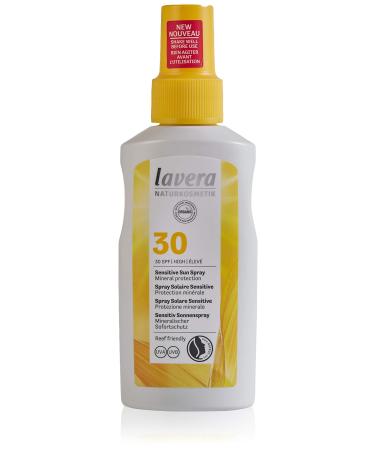 lavera Sensitive Sun Spray SPF 30 Sun care Natural cosmetics vegan certified 100ml 110613 100 ml (1 pack) SPF 30