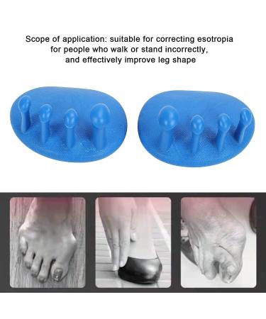 2pcs Large Friction Toe Separator Spacers | Meniscus Soles Dot Grid Design | Portable Body Corrector for Home - Buy Online on SooperMarket.com