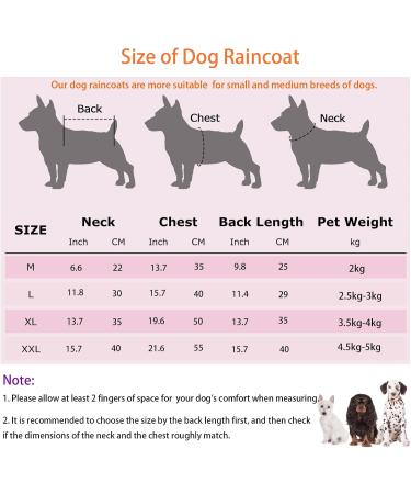 Dog Waterproof Raincoats Adjustable Drawstring Outdoor Puppy Raincoat Poncho Pet Hooded Waterproof Reflective Rain Coat for Small Medium Dogs (Yellow L) Large Yellow - Buy Online on SooperMarket.com