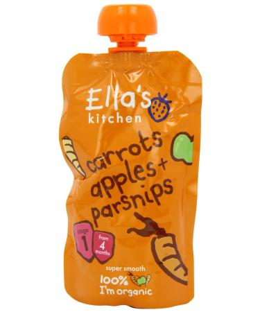 Ella's Kitchen Organic Carrots Apples & Parsnips Stage 1 120g Baby Food
