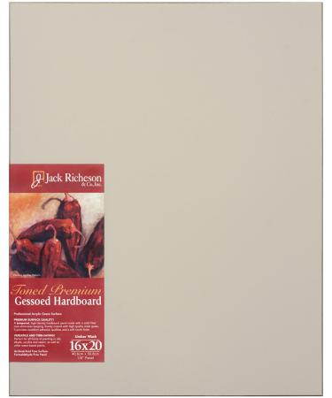 Jack Richeson Richeson Umber Wash Toned Gessoed 1/8 Hardboard 16x20