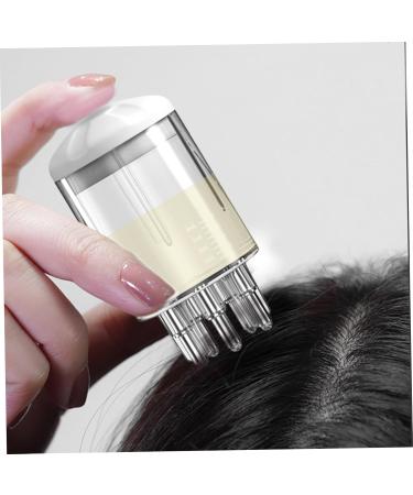 2 in 1 Hair Oil Applicator Bottle for Hair Growth - Scalp Oil Dispenser with Clear Scale & 5 Rebound Columns - Buy Online on SooperMarket.com