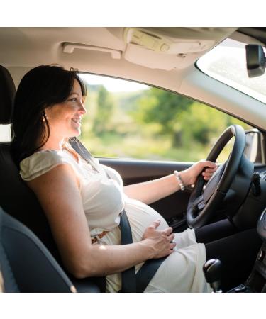 Pregnancy Seat Belt Car Seat Safety Clip - Maternity Car Seat Adjuster for Unborn Baby Safety - Black - Buy Online on SooperMarket.com