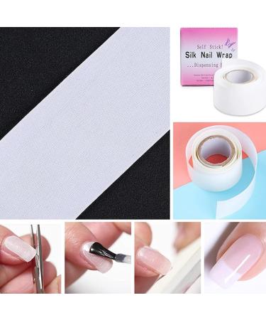 Nail Repair For Damaged Nails Fibreglass Nail Repair Silk Fibreglass Nail Extensions Nail Glue Stickers Silk Nail Wrap Nail Art Tool For Fingernail Repair - Buy Online on SooperMarket.com