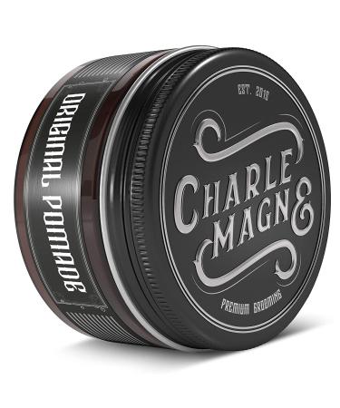 Charlemagne Original Pomade - Hair Pomade for Men - Developed by Barbers Made in Germany - Perfect Hold & Shiny Finish - Hair Wax for Men - 100ml Hair Cream/Styling Cream 100 g (Pack of 1)