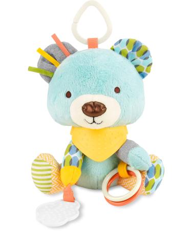 Skip Hop Bandana Buddies Baby Activity and Teething Toy with Multi-Sensory Rattle and Textures  Bear