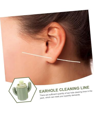 Professional Ear Piercing Cleaning Line - Disposable Ear Cleaner for Ear Hole Cleaning - Portable and Thin Cotton Thread - Nursing Supplies - 7.5x6.6cm - Buy Online on SooperMarket.com