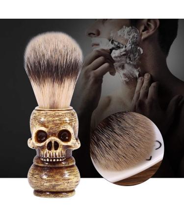 Beard Shaving Brush - Premium Men's Beauty Tool | Skull Barber Shop - Perfect Father's Day Gift - Buy Online on SooperMarket.com
