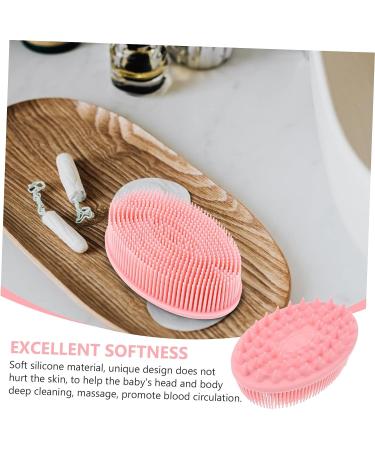 Beavorty 2pcs Baby Bath Brush Set - Silicone Body & Scalp Massager Brushes - Buy Online on SooperMarket.com