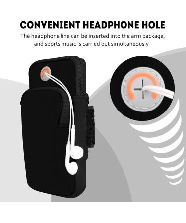 Best Arm Band Pocket for Running - Double Zipper Sports Bracelet for Phones up to 7.0 | Compatible with iPhone 14/13/12/11/XS Max/XR & Samsung Galaxy - Buy Online on SooperMarket.com