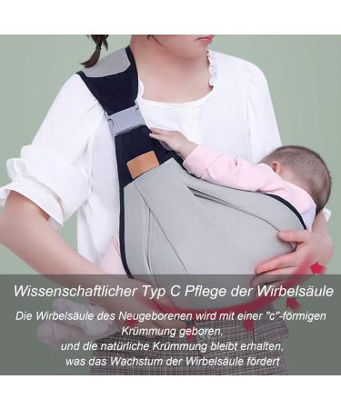 Hengbird Baby Carrier Newborn | Adjustable Sling Wrap with Thick Straps | Ideal from Birth to 36 Months - Buy Online on SooperMarket.com