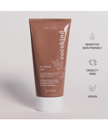 Cocokind Scrubbing Clay | Exfoliating Body Scrub & Wash | Brightening Coffee Body Exfoliator | Ideal Skin Care Products for All Skin Types - Buy Online on SooperMarket.com