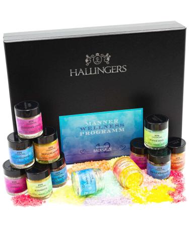 Hallinger's men's wellness program-12 Salz Gift Set with Totes Sea Salts (SET)-Mother's Day gift & gift ideas for Father's Day |Congratulations. Congratulations New Home 12 Salz Men Wellness