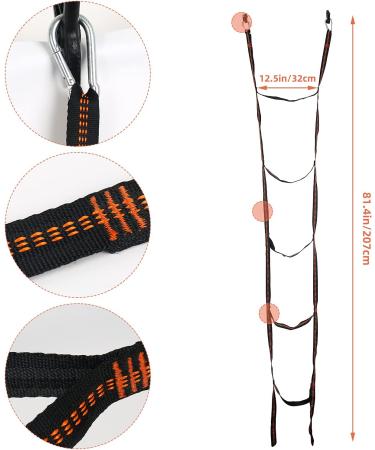 TWSOUL Climbing Aider - 5 Step Lightweight Foot Ascender for Climbing, Caving, and Rescue - Buy Online on SooperMarket.com