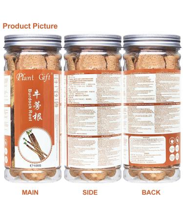 Plant Gift Burdock Root Tea 100g - Organic Non-Irradiated Sustainable Superfood for Weight Loss - Arctium Lappa L. - Buy Online on SooperMarket.com