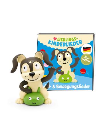 Tonies hearing figure for Toniebox favorite children's songs- play and movement songs children's songs for children from 3 years playing time approx. 54 minutes single