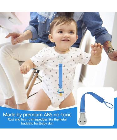 Jomewory Pacifier Holder | Durable & Soft Paci Clips | Ideal Infant Birthday Gift for Girls | Washable & Easy to Use - Buy Online on SooperMarket.com