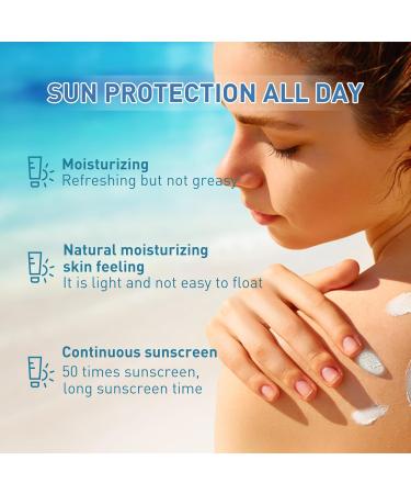 Birch Juice Moisturizing Sun Cream No White Cast Strong UV Protection Korean Sunscreen SPF50 SPF50+ PA++++ - Buy Online on SooperMarket.com