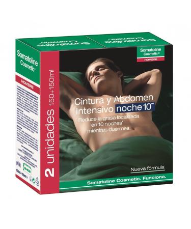 2x Somatoline MEN Belly & Abdominal Intensive Nigh 5 07oz 150ml Total 300ml Love Your Skin by Somatoline
