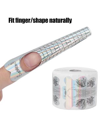 300PC Nail Extension Stickers - Self-Adhesive Nail Art Guides for Beautiful Patterns - Perfect for Women - Buy Online on SooperMarket.com