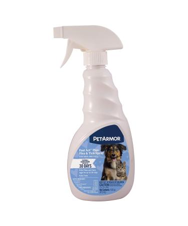 PetArmor Fastact Plus Flea and Tick Spray for Dogs and Cats