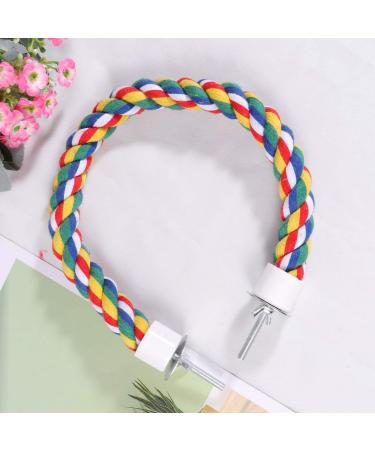Balacoo Bird Perch Rope Bungee Bird Toy Cage Parrot Chewing Toy (40cm) Size 1 - Buy Online on SooperMarket.com