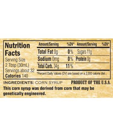 Golden Barrel Corn Syrup 32 fl. oz. - Pure & Natural Sweetener - Buy Online on SooperMarket.com