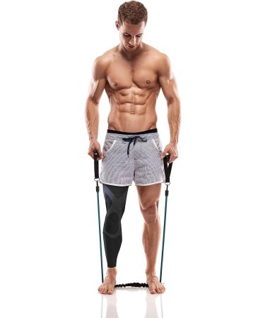 B-Driven Sports Full Leg Compression Sleeves - 20-30mmHG Medical Grade - Running and Recovery Support for Men and Women - Thigh, Calf, and Knee Compression - Size Medium - Buy Online on SooperMarket.com