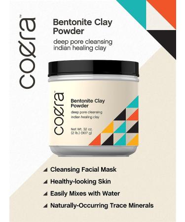 Horbach Bentonite Clay Powder 32 oz - Deep Pore Cleansing Facial Mask - Buy Online on SooperMarket.com