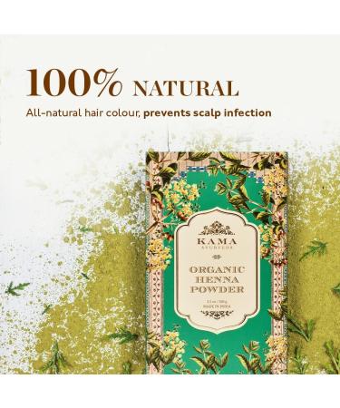 Kama Ayurveda 100% Organic Henna Powder 100g - Buy Online on SooperMarket.com