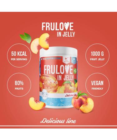 ALLNUTRITION Sugar Free Peach Jam - 1000g Vegan-Friendly Low Calorie Spread - Buy Online on SooperMarket.com