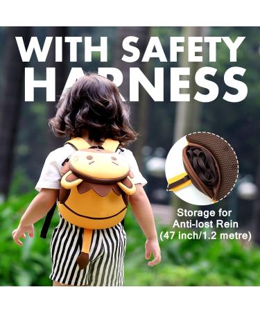 NOHOO Toddler Backpack Leash - Mini Cute Cartoon Animal Waterproof Travel Book Bag for Boys Girls 2-6 Years (Lion) - Buy Online on SooperMarket.com