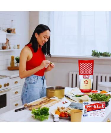 Japanese Shimaya Bonito Dashi Stock Powder & Kewpie Mayonnaise Bundle - Authentic Ingredients for Delicious Japanese Cuisine - Buy Online on SooperMarket.com