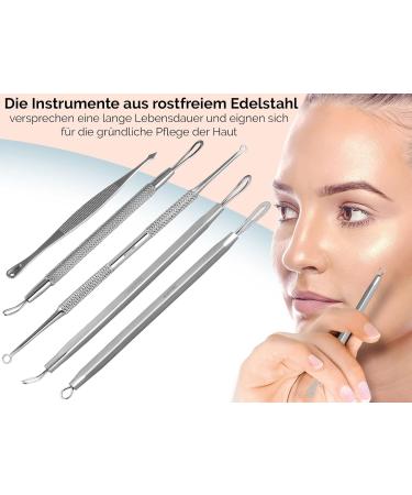 Professional Comedone Squeezer | Complete Blackhead Remover Set with Storage Case - International Shipping Available - Buy Online on SooperMarket.com