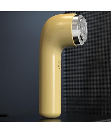 AYNEFY Portable Mini Beard Trimmer - Fast Motor Hair Remover for Travel | Compact & Lightweight | USB Cable Included (Yellow - Buy Online on SooperMarket.com