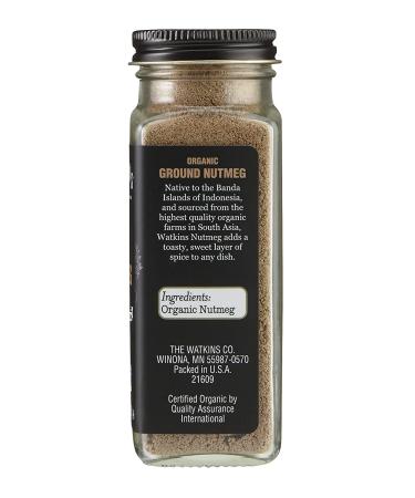 Watkins Gourmet Organic Ground Nutmeg Spice Jar 2.8 Ounce - Pack of 1 - Buy Online on SooperMarket.com